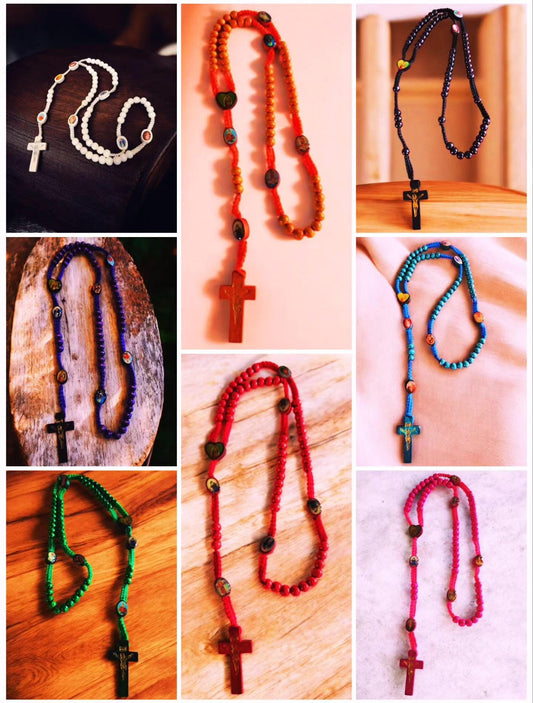 Beaded Rosary/Rosario