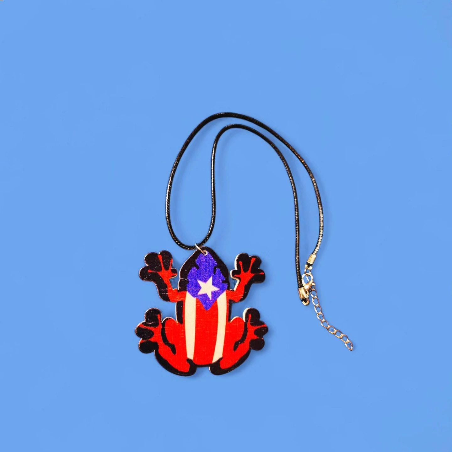 Puerto Rico Flag Necklace!