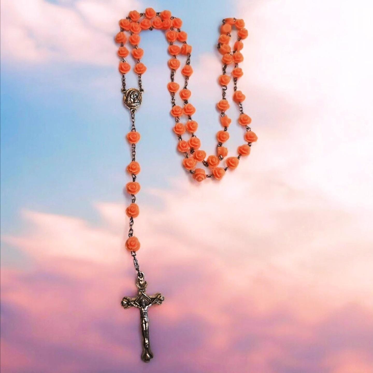 Beaded Rose Rosary
