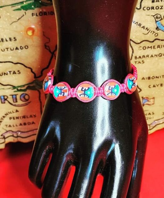 Adjustable Puerto Rican Flag and Boricua Coqui Taino Bracelets!