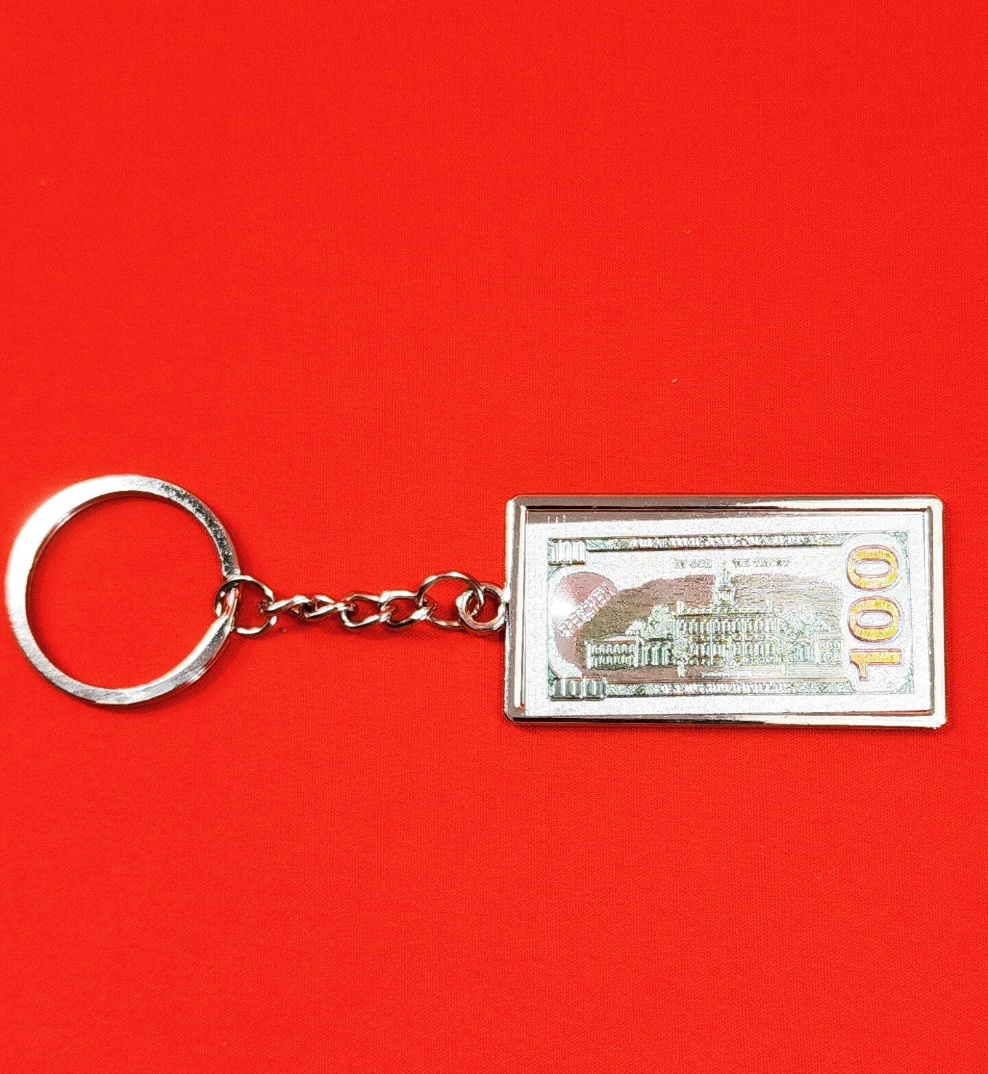 Key chain 100 Dollar Bill