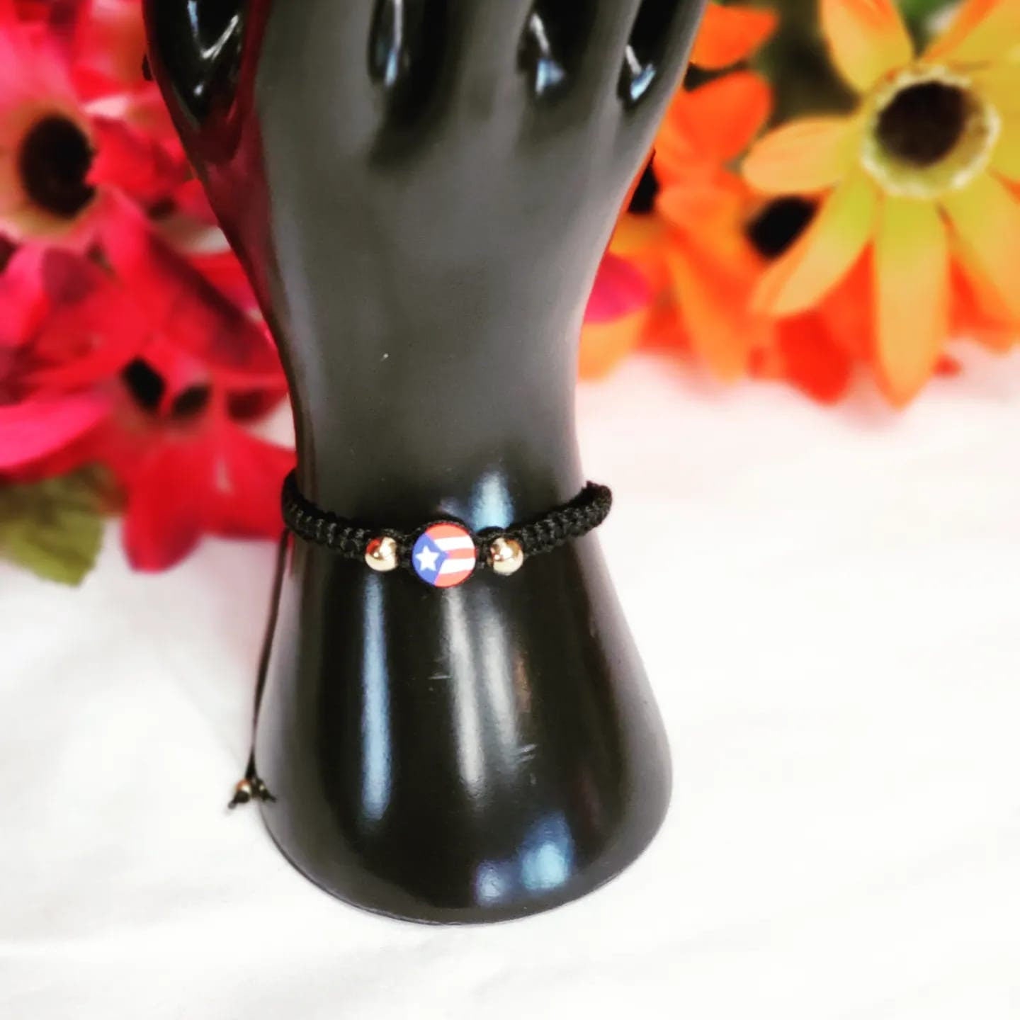 Adjustable Puerto Rico  Flag Bracelets