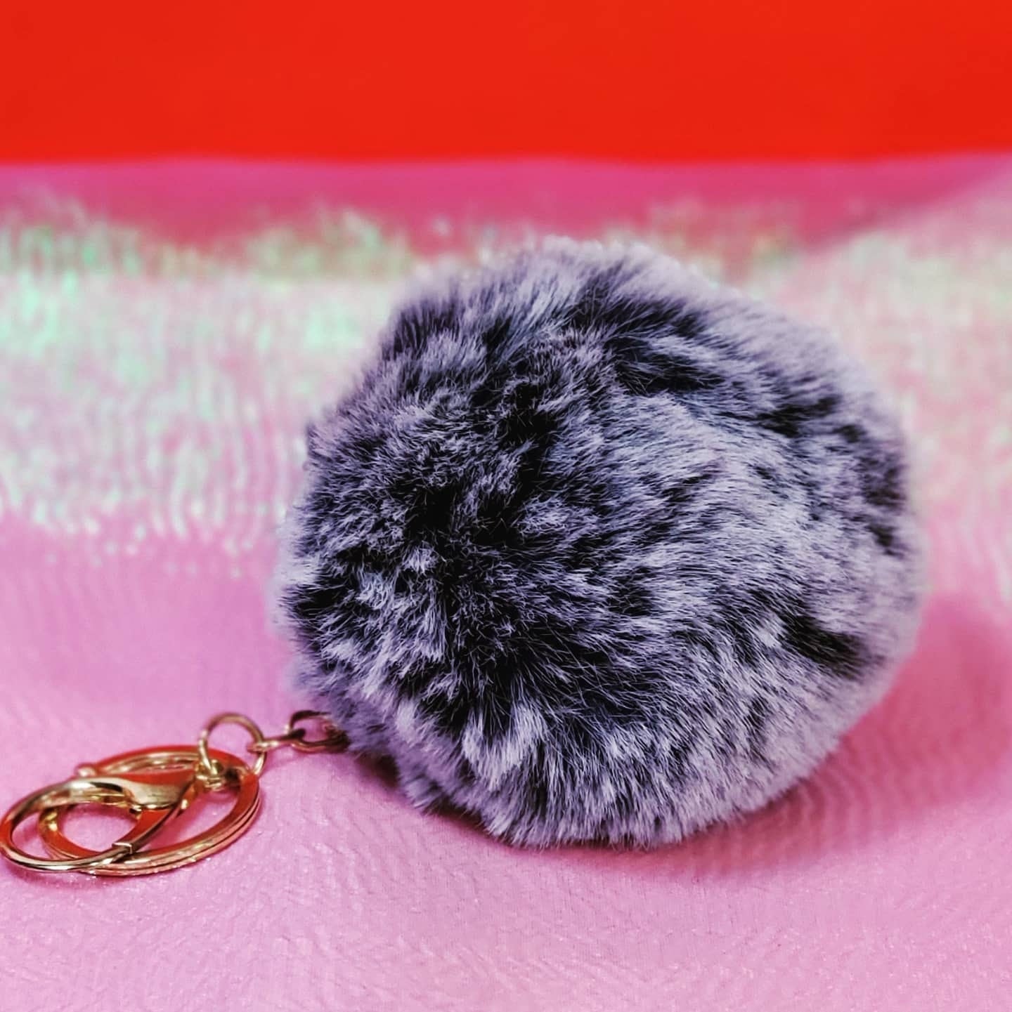 Fuzzy Pom Pom Key chains!