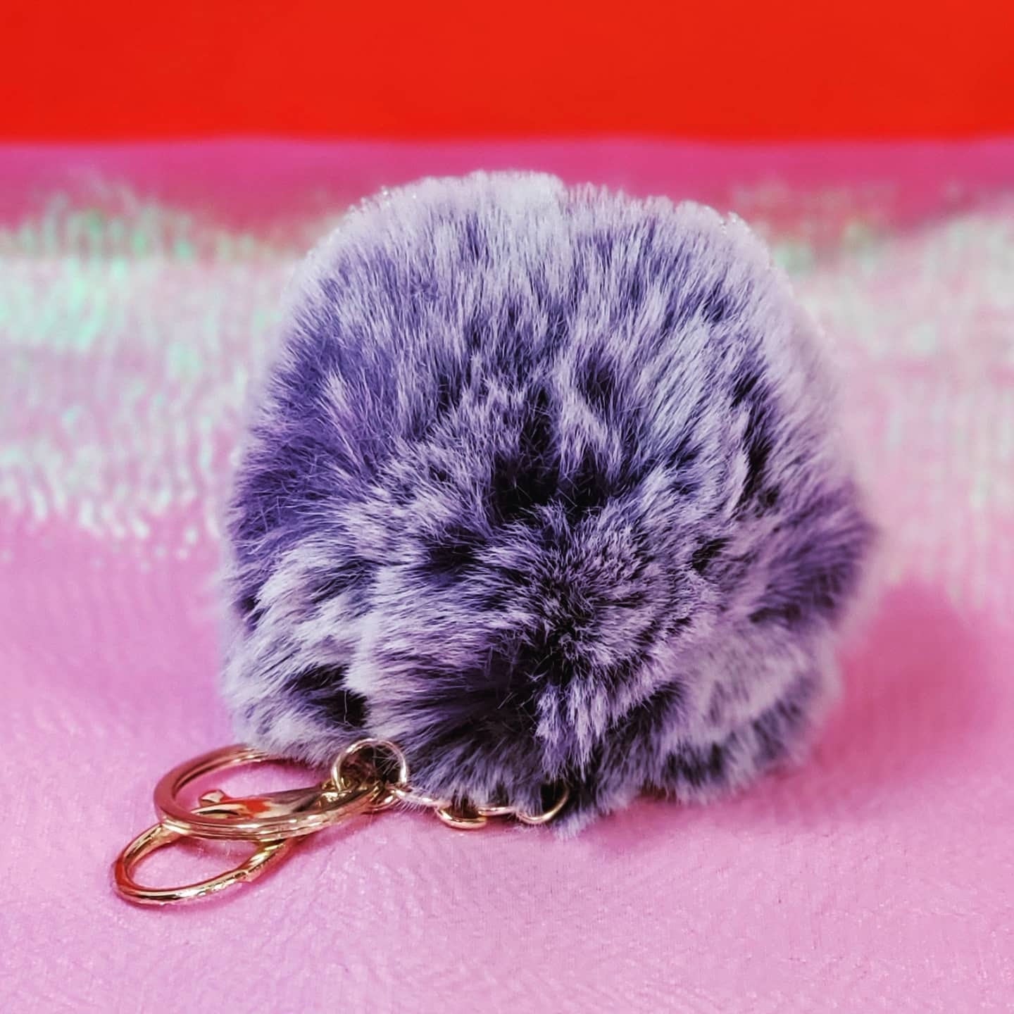 Fuzzy Pom Pom Key chains!