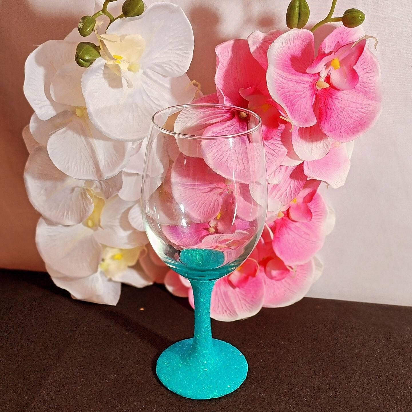 Gliterred Wine Glasses