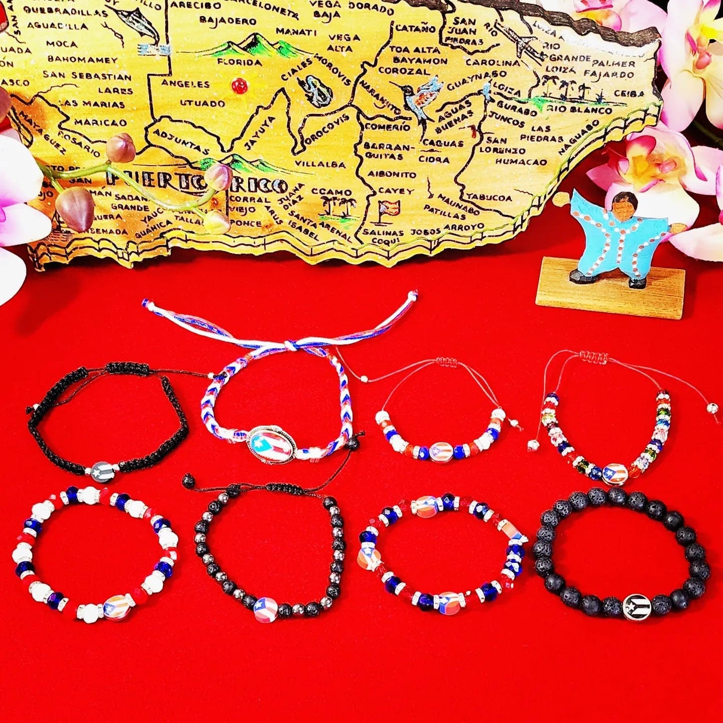 Puerto Rico Flag Bracelets!