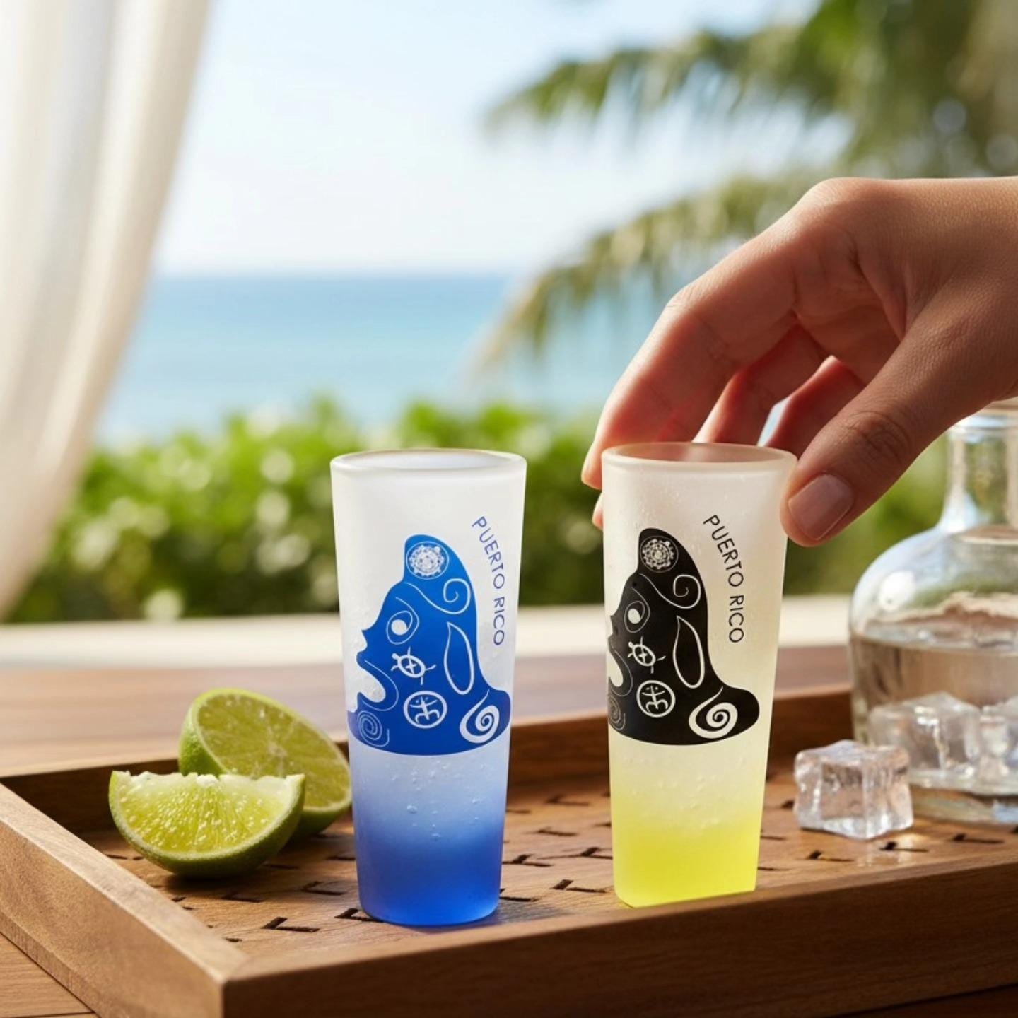 Sublimation Frosted Shot Glasses