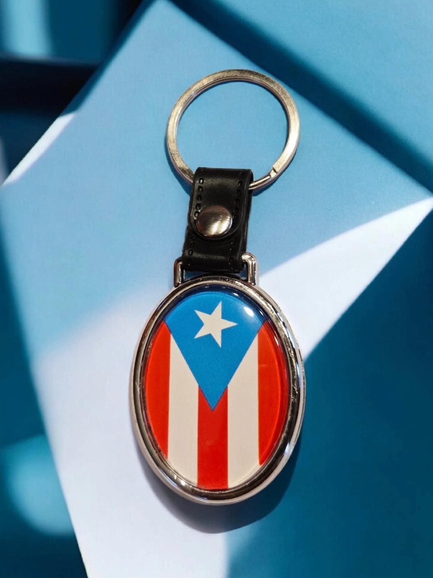 Puerto Rico Flag Keychain