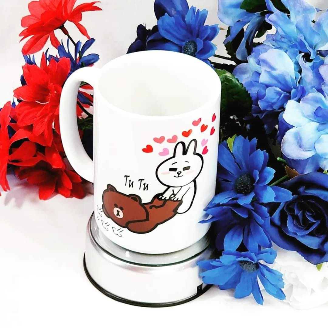 Sublimation Cony Brown Coffee, Tea, Hot Chocolate, Mug 15oz