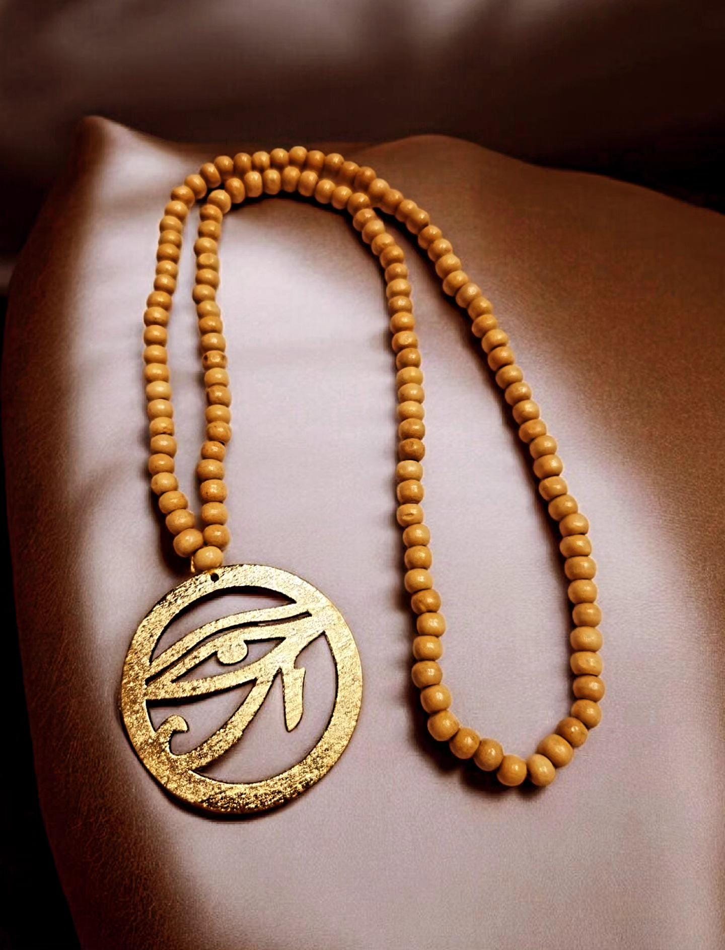 Eye of Horus, Hamsa Horus Hand, Protection Necklace