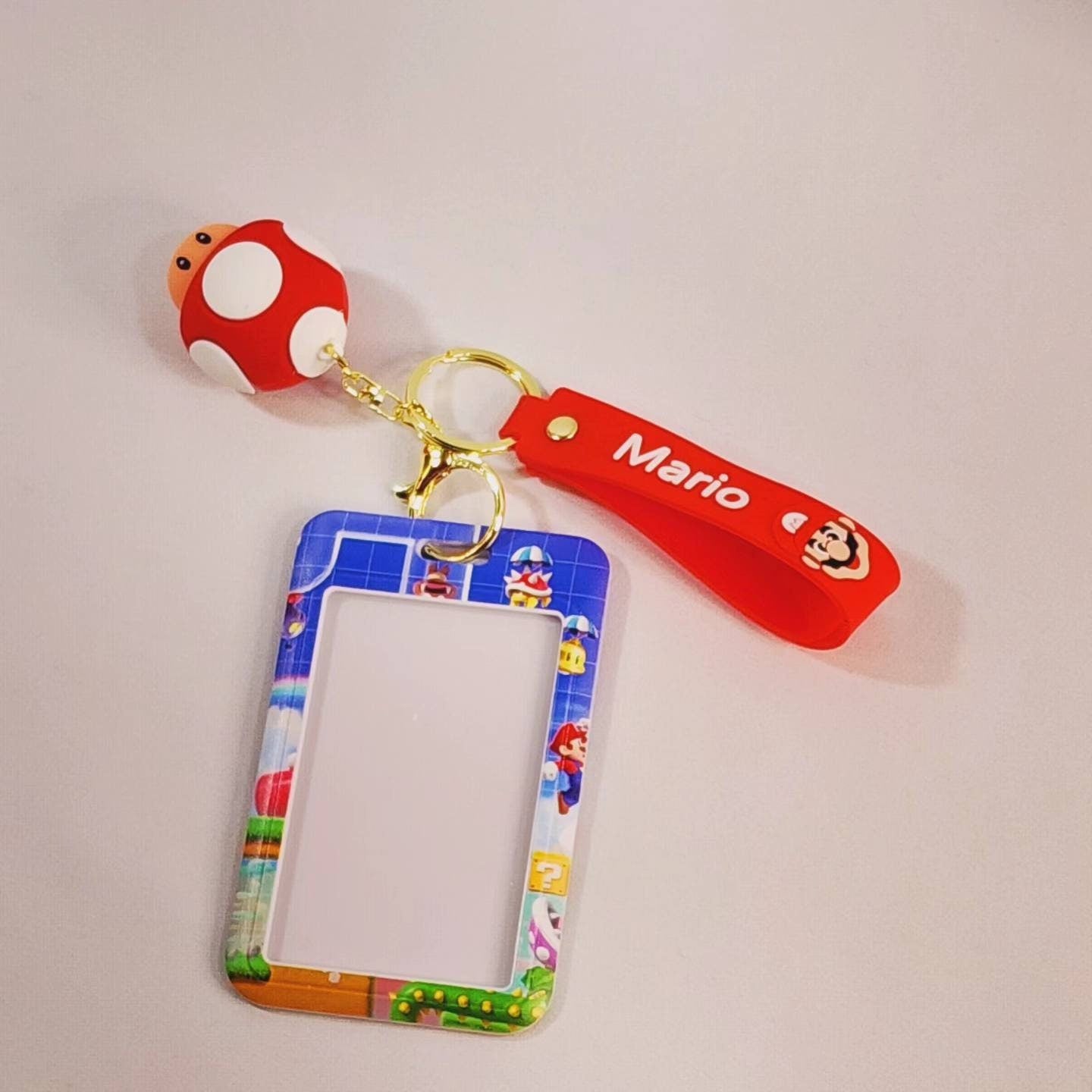 Students Kids ID Picture Holder Keychain