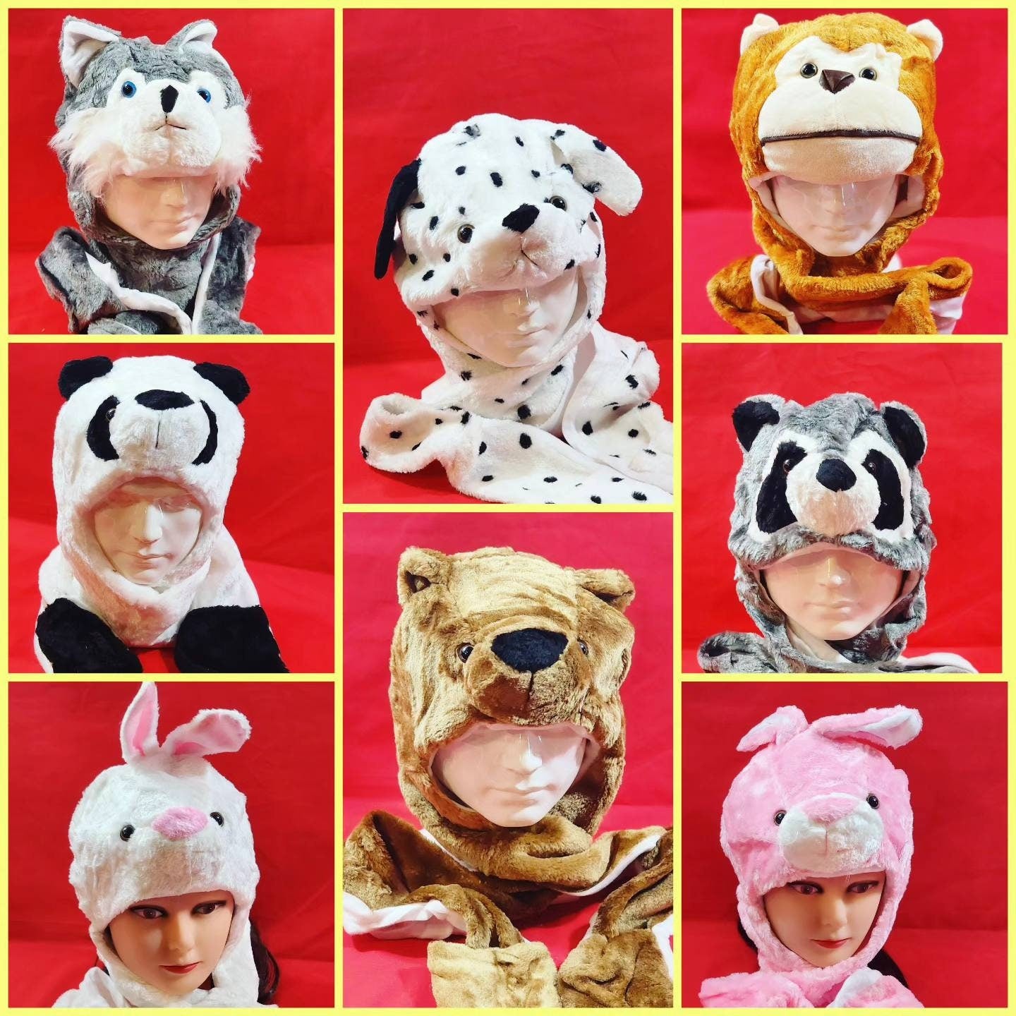 Kids, Men, Women, Adult Winter Hat, Scarf, Mittens Combo