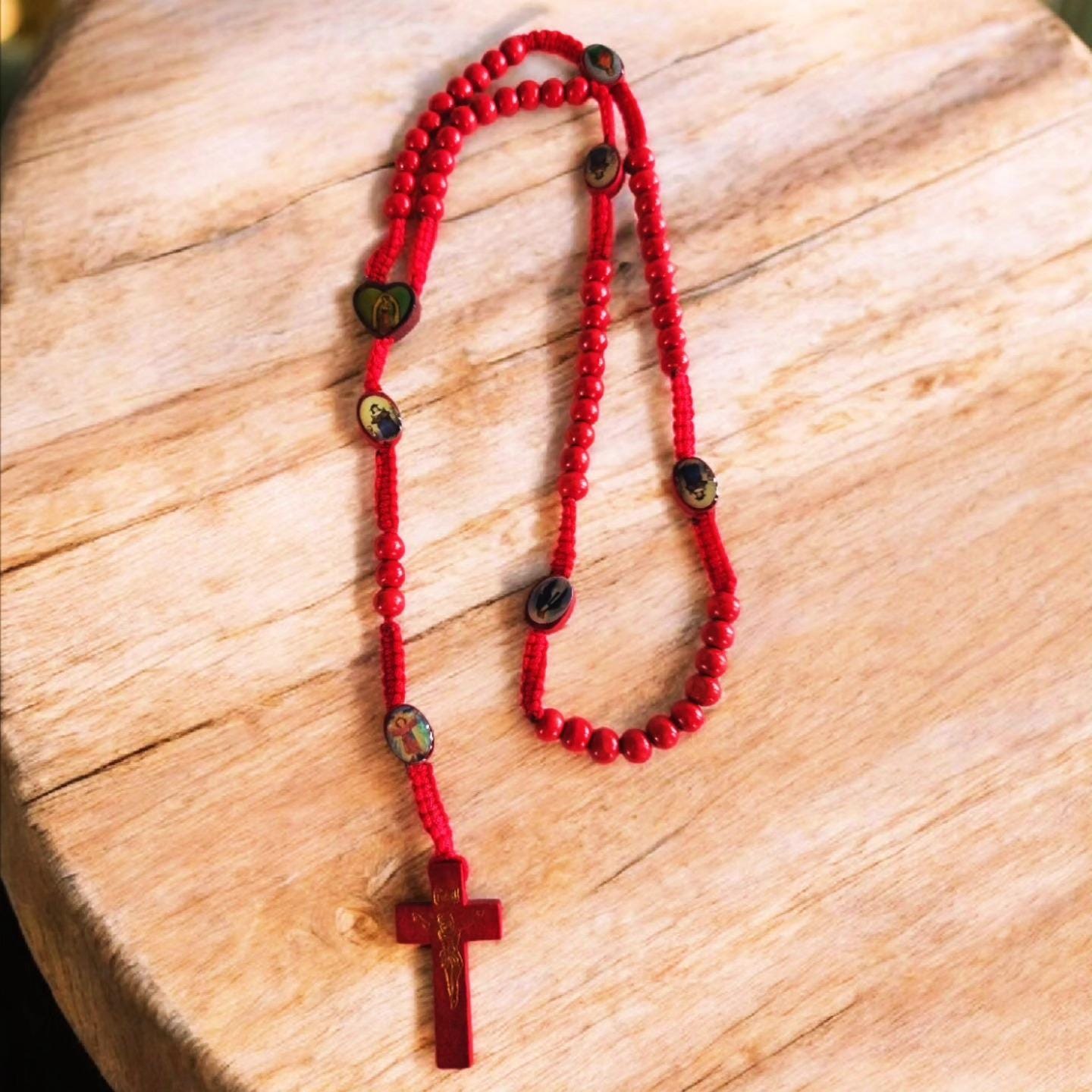 Beaded Rosary/Rosario