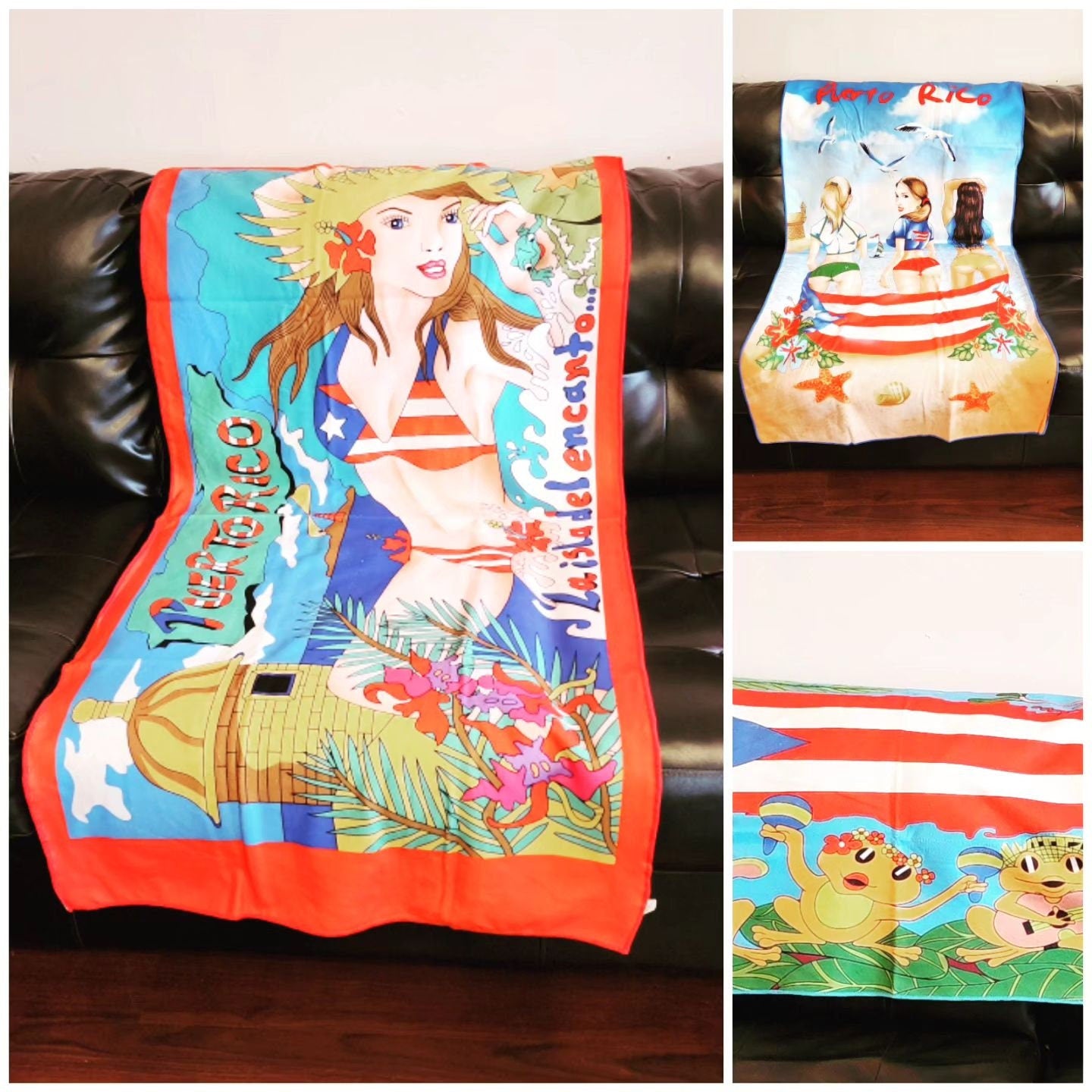 Summer Puerto Rico Beach Super Fine Towel