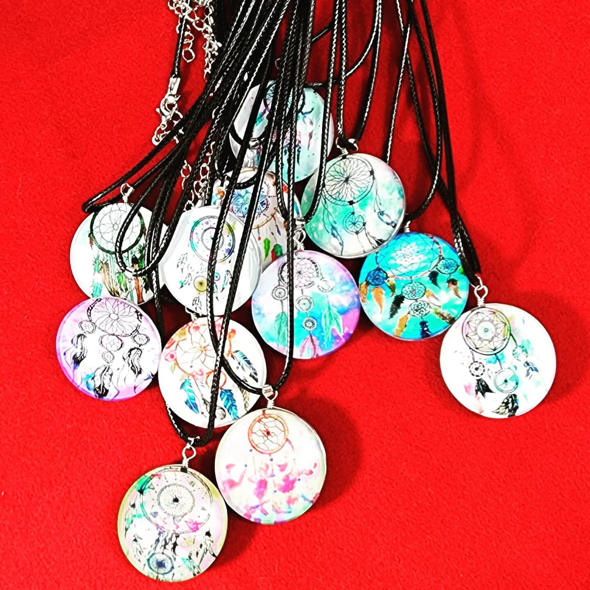 Moonfly dream Catcher Necklaces