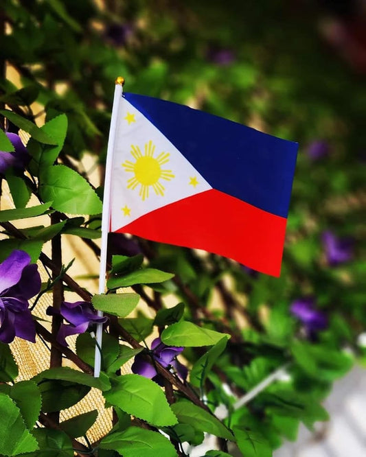 Philippine Hand Flag (5.5 X 8.2 X 11.8 inches)