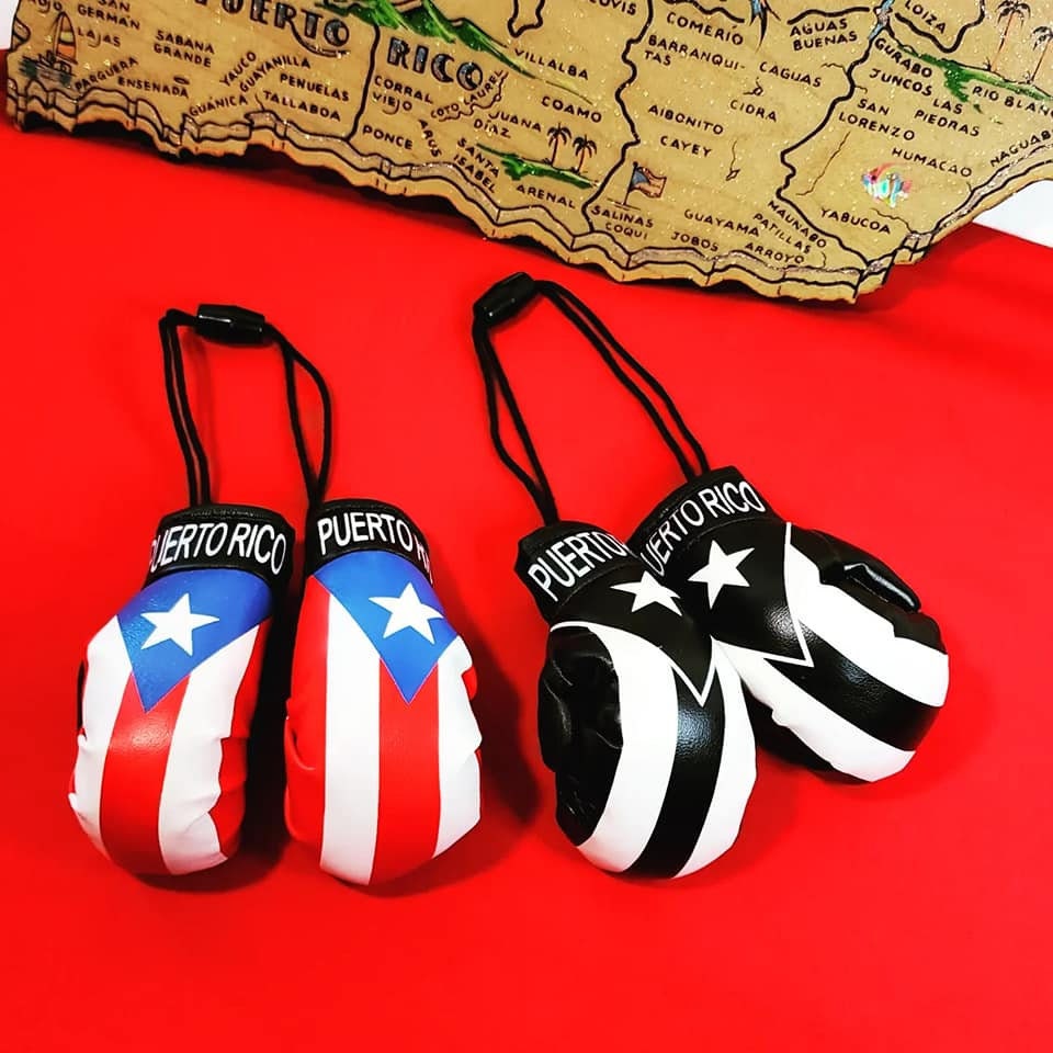 Puerto Rico mini Boxing Gloves