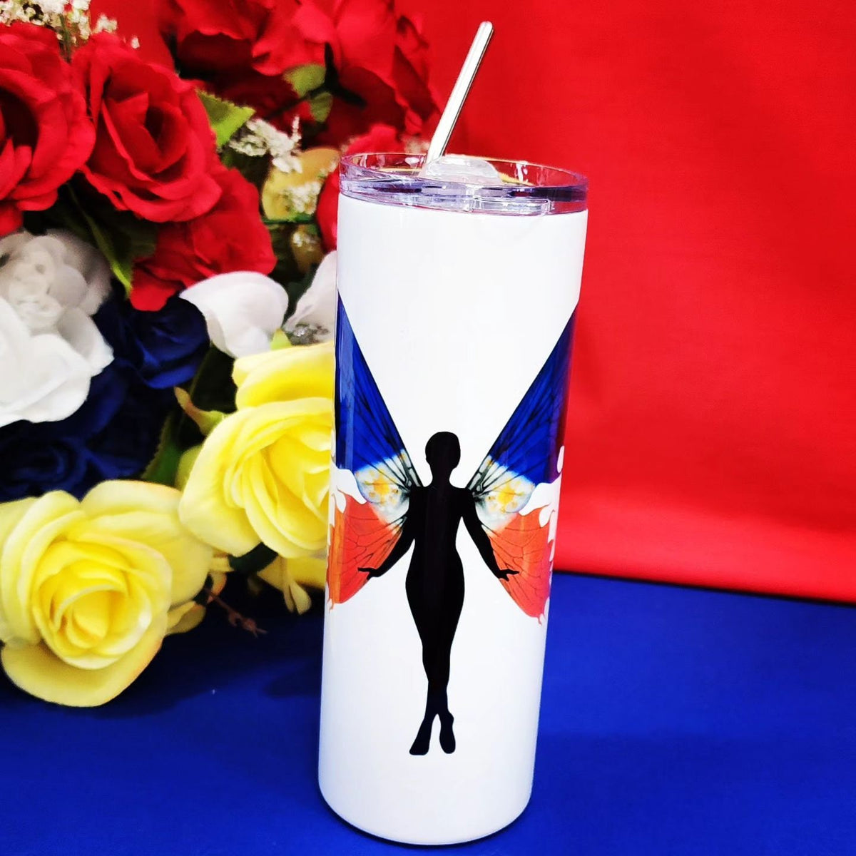 Personalize Hot Coffee, Chocolate, Tea 20 OZ Sublimation Skinny Tumbler
