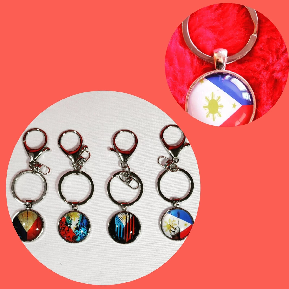 Philippine Flag Keychain
