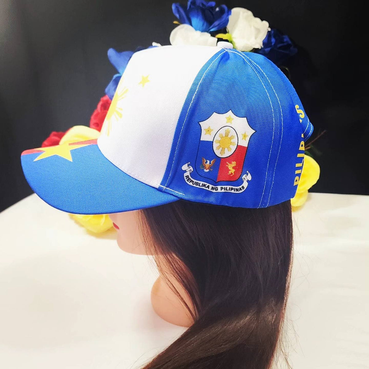Philippine Flag, Republika ng Pilipinas, Pilipinas Hat (adjustable)