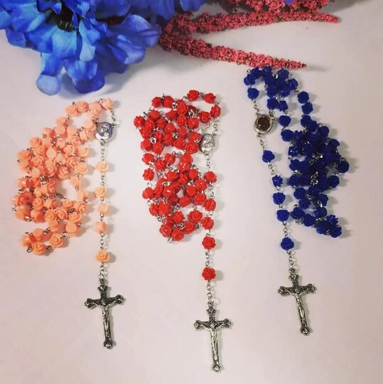 Beaded Rose Rosary