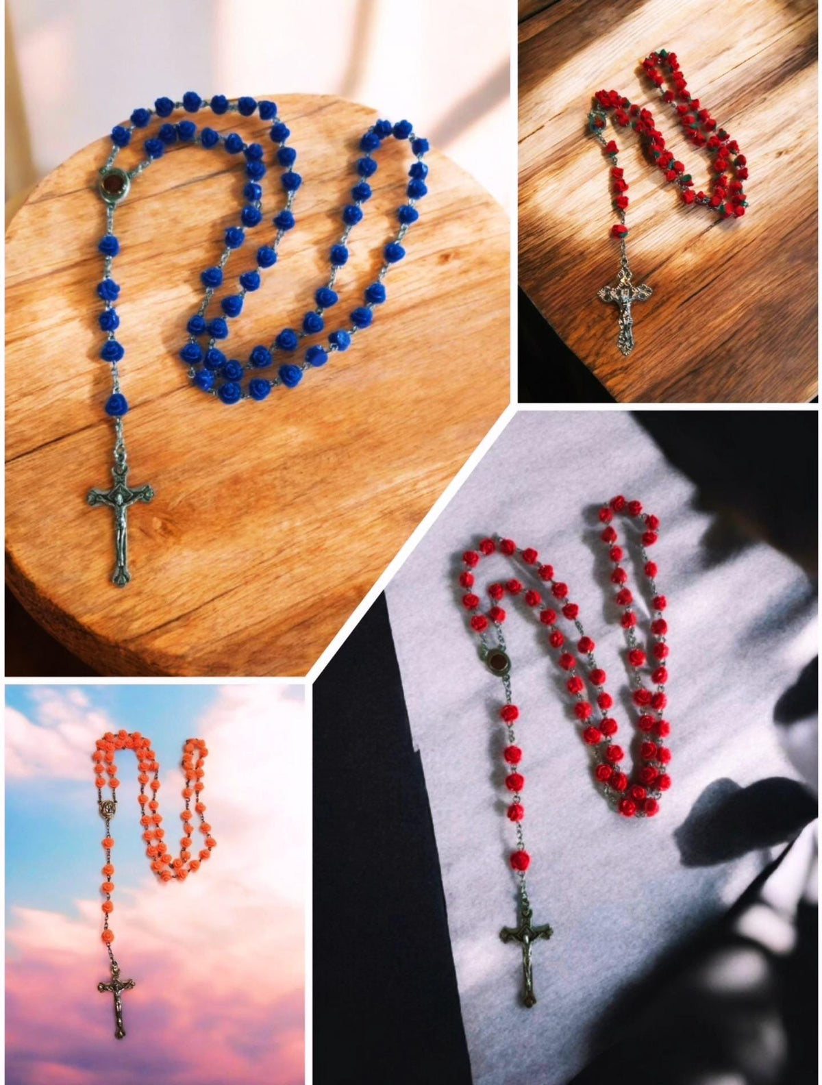 Beaded Rose Rosary