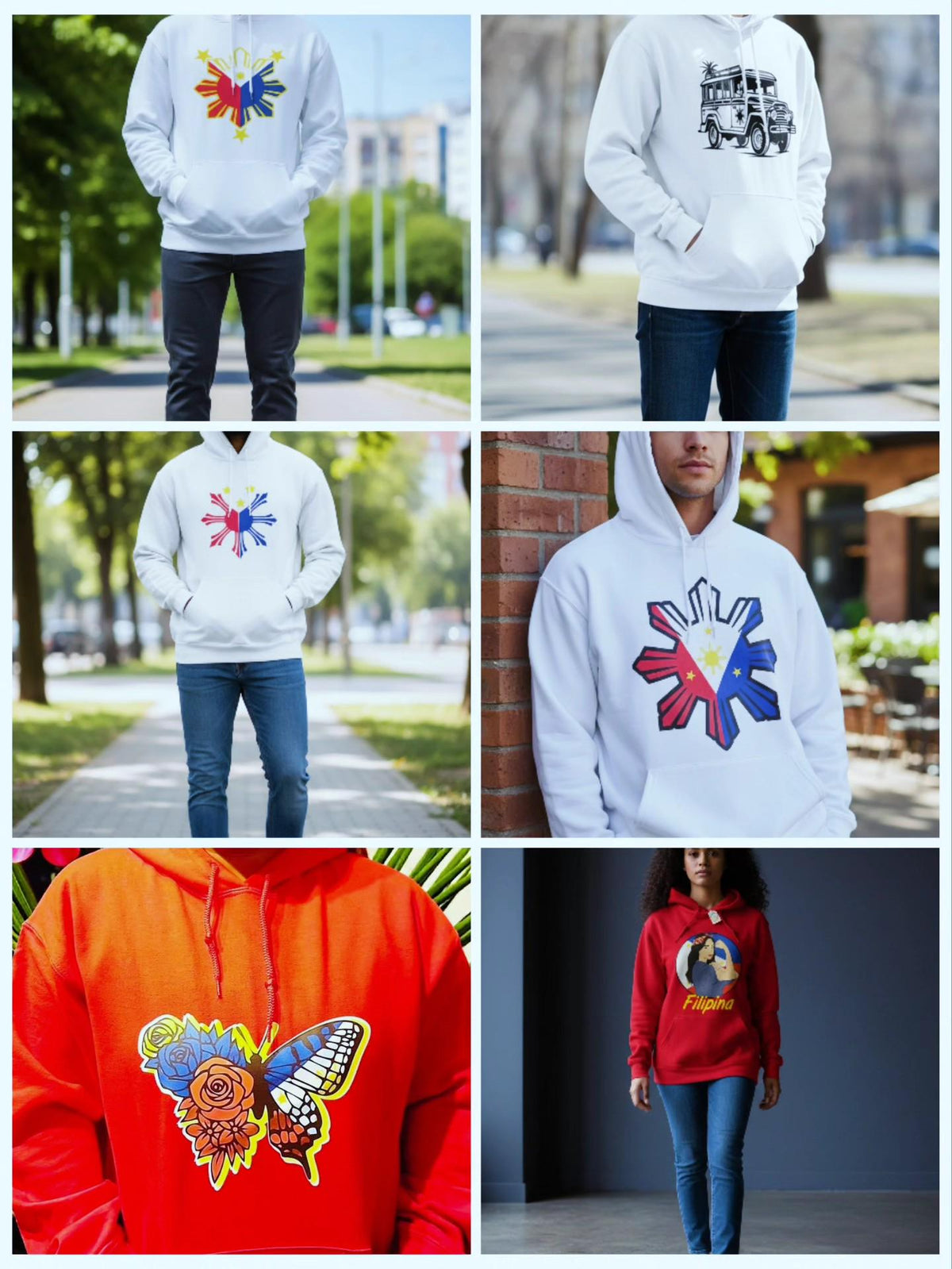 Filipino Philippine  Flag Pull over/Sweatshirt Hoodies New arrival!