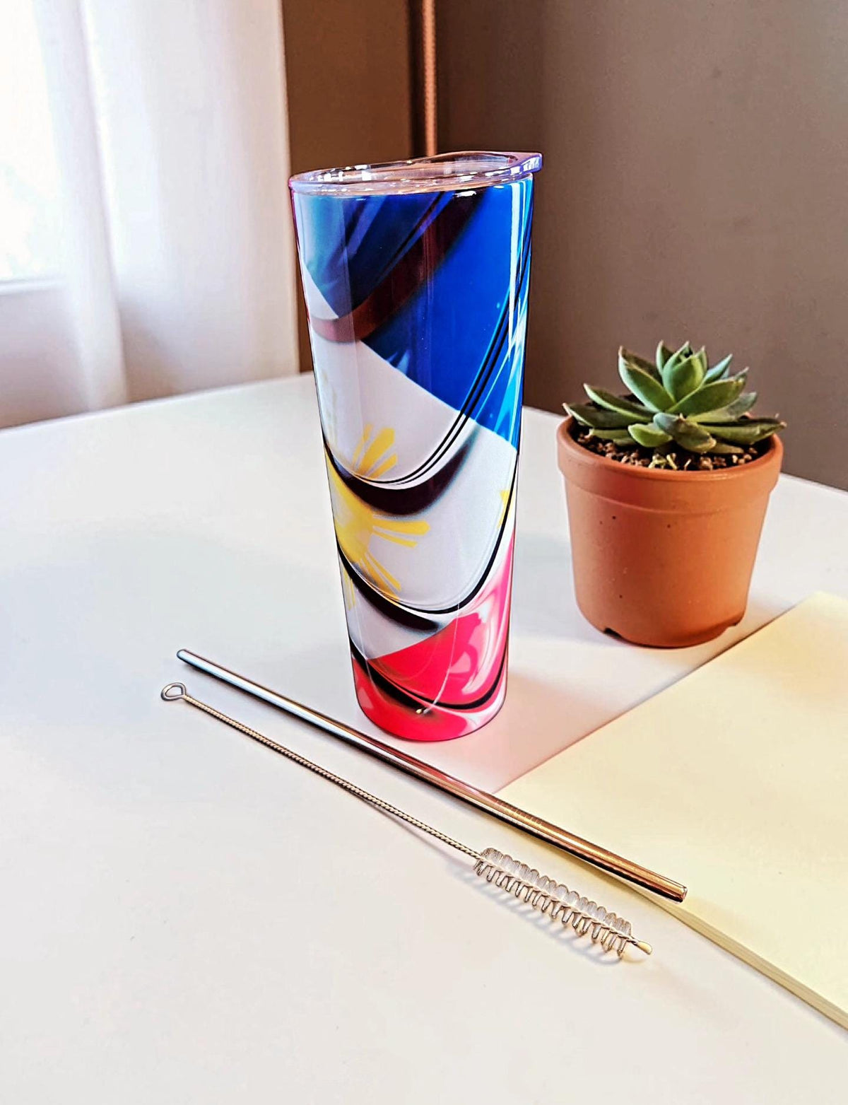 Personalize Hot Coffee, Chocolate, Tea 20 OZ Sublimation Skinny Tumbler