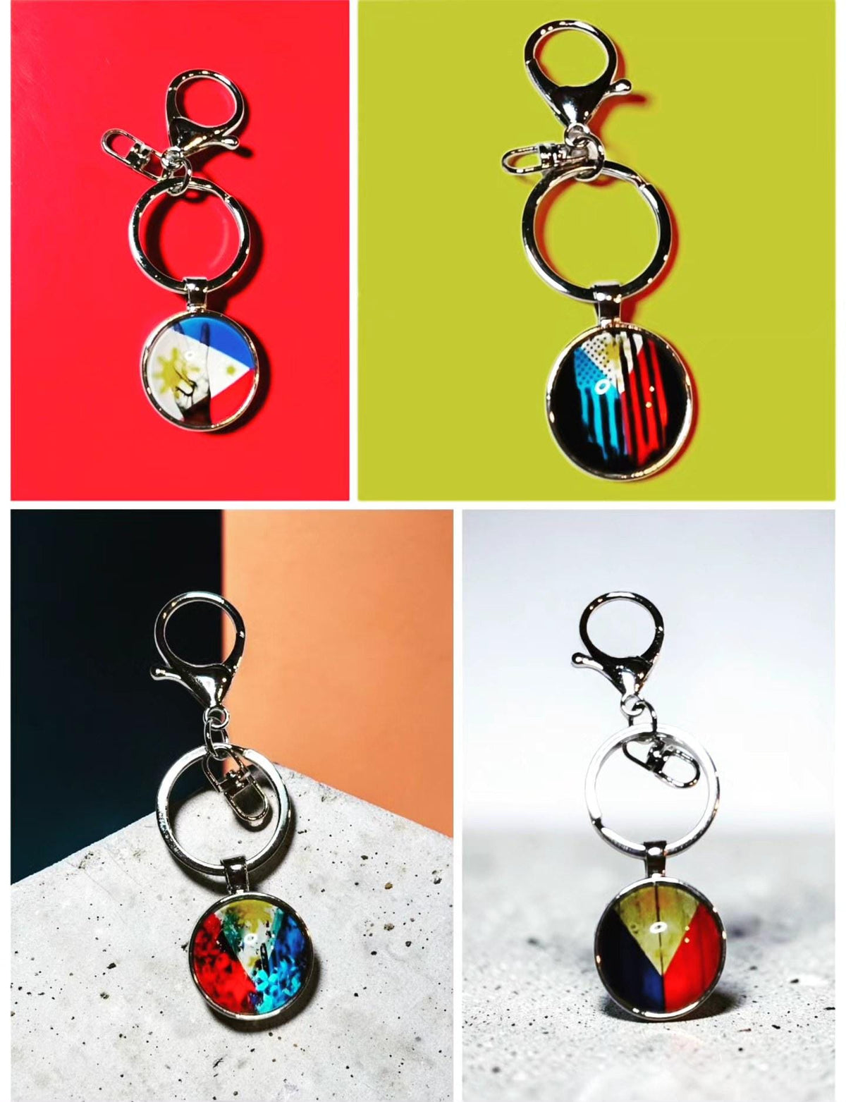 Philippine Flag Keychain